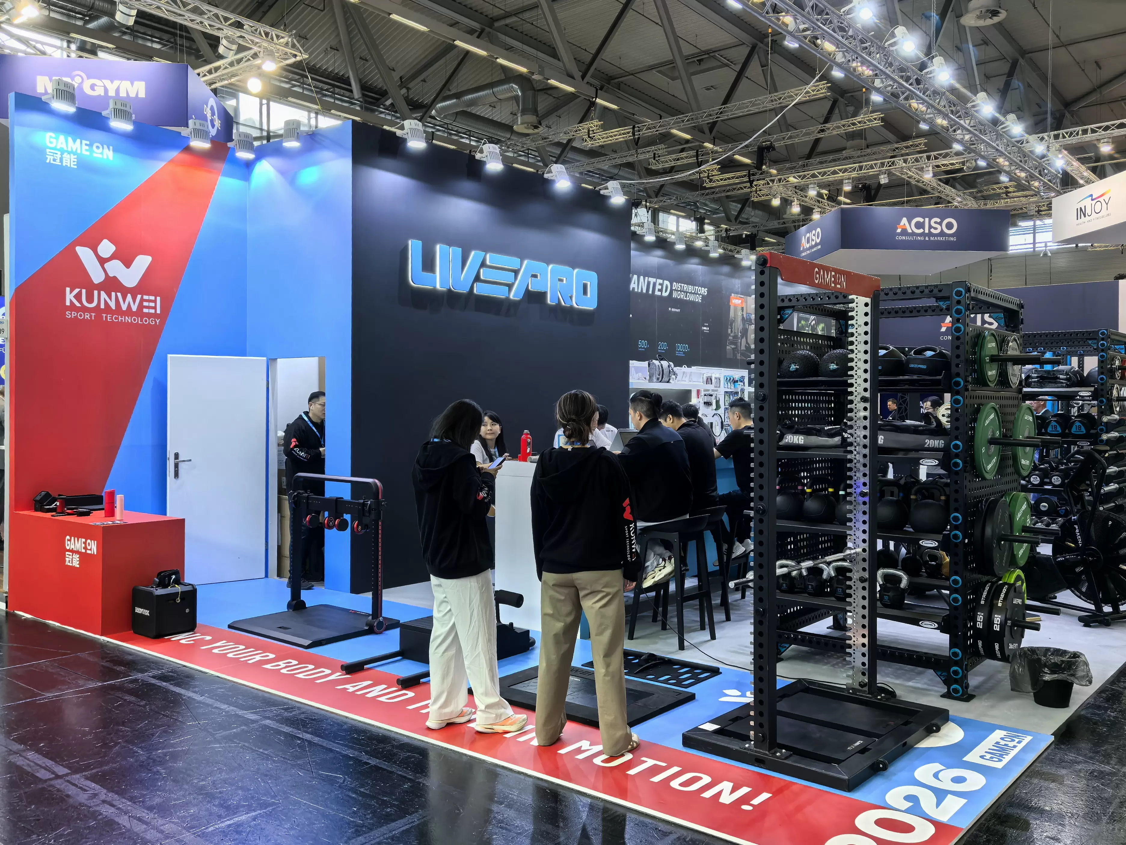 坤维运动科技亮相德国科隆FIBO 2026